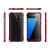Ghostek Covert Samsung Galaxy S7 Edge Bumper Case - Clear / Red 2