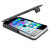 Slimline Carbon Fibre Style iPhone SE Flip Tasche in Schwarz 9
