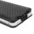 Slimline Carbon Fibre Style iPhone SE Flip Tasche in Schwarz 12