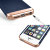 Caseology Savoy Series iPhone SE Slider Case - Navy Blue / Rose Gold 4