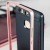 Bumper Frame Huawei P9 Case with Carbon Fibre Design - Rose Gold 11