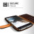 Funda HTC 10 VRS Design Dandy Estilo Cuero Tipo Cartera - Marrón 3