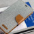 Mercury Canvas Diary Huawei P9 Wallet Case - Grey / Camel 8