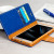 Mercury Canvas Diary Huawei P9 Wallet Case - Blue / Camel 2