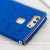 Mercury Canvas Diary Huawei P9 Wallet Case - Blue / Camel 10