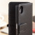 Olixar Premium Sony Xperia X Ledertasche Wallet Case in Schwarz 2