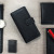 Olixar Sony Xperia XA Tasche Bookcase in Schwarz / Tan 3