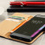 Olixar Leather-Style Sony Xperia XA Wallet Case - Black / Tan 7