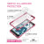 Coque HTC 10 Ghostek Covert - Transparent / Rouge 4