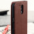 Olixar Leather-Style Moto G4 Wallet Stand Case - Brown 8