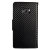Zizo Carbon Fibre Style HTC 10 Wallet Case - Black 3
