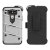 Zizo Bolt Series LG G5 Tough Case & Belt Clip - Steel 3