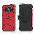 Coque Galaxy S7 Edge Zizo Bolt Series avec clip ceinture – Rouge 3