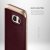 Coque Galaxy S7 Edge Caseology Envoy Series – Cuir Couleur Cerise 2