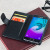 Olixar Genuine Leather Samsung Galaxy A3 2016 Wallet Case - Black 3