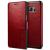 VRS Dandy Leather-Style Samsung Galaxy Note 7 Wallet Case - Wine 3