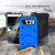 Zizo Bolt Series Galaxy Note 7 Tough Case Hülle & Gürtelclip Blau 2