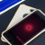 Luphie Gehärtetes Glas und Metal iPhone 7 Plus Bumper in Gold & Weiß 3