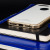 Luphie Gehärtetes Glas und Metal iPhone 7 Plus Bumper in Gold & Weiß 8