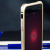 Luphie Gehärtetes Glas und Metal iPhone 7 Plus Bumper in Gold & Weiß 9