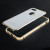 Luphie Gehärtetes Glas und Metal iPhone 7 Bumper in Gold & Weiß 2