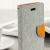 Mercury Canvas Diary iPhone 7 Wallet Case - Grey / Camel 2
