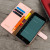 Hansmare Calf iPhone 7 Plus Wallet Case - Wine Pink 3
