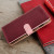 Hansmare Calf iPhone 7 Plus Wallet Case - Wine Pink 6
