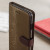 Hansmare Calf iPhone 7 Plus Wallet Case - Golden Brown 6