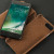 Vaja Wallet Agenda iPhone 7 Plus Premium Läderfodral - Mörkbrun 6