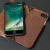 Vaja Wallet Agenda iPhone 7 Premium Leder Case in Dunkel Braun 6
