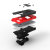 Zizo Bolt Series iPhone 8 / 7 Tough Case & Belt Clip - Black / Red 3