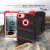 Zizo Bolt Series iPhone 8 / 7 Tough Case & Belt Clip - Black / Red 4