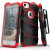 Zizo Bolt Series iPhone 7 Tough Case & Belt Clip - Zwart / Rood 7