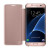 Clear View Cover Officielle Samsung Galaxy S7 Edge – Or Rose 2