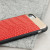 CROCO2 Genuine Leather iPhone 8 / 7 Skal - Röd 4