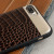 CROCO2 Genuine Leather iPhone 8 Plus / 7 Plus Skal - Brun 9
