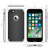 Funda iPhone 8 / 7 Olixar X-Duo - Fibra Carbono Plateada 3