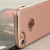 Olixar FlexiLeather iPhone 8 / 7 Hülle in Rose Gold 3