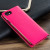 SLG D5 iPhone 7 Calfskin Leather Wallet Case - Rose 7