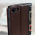 Olixar XTome Leather-Style iPhone 8 / 7 Book Case - Brown 5