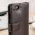 Olixar iPhone 7 Ledertasche Wallet Case in Braun 8