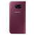 Official Samsung S7 Edge Flip Wallet Cover - Ruby Wine 3
