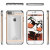 Ghostek Cloak iPhone 7 Plus Aluminium Tough Deksel - Klar / Gull 3