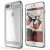 Ghostek Cloak iPhone 7 Plus Aluminium Tough Case - Clear / Silver 2