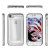 Ghostek Cloak 2 Series iPhone 7 Aluminium Tough Case - Clear / Silver 2