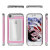 Ghostek Cloak 2 Series iPhone 7 Aluminium Tough Case - Clear / Pink 2