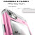 Ghostek Cloak 2 Series iPhone 7 Aluminium Tough Deksel - Klar / Rosa 4