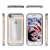 Ghostek Cloak 2 Series iPhone 7 Aluminium Tough Case - Clear / Gold 3