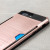 Zizo Metallic Hybrid Card Slot iPhone 7 Plus Hülle in Rosa Gold 5